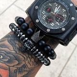 BLACK CROWN BRACELET - Wrist Avenue