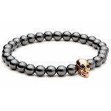 Gold Pink Skull Bracelet - Wrist Avenue