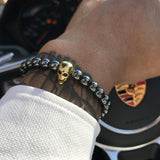 Silver Skull Bracelet - Wrist Avenue