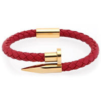 Red Gold Nail Bangle - Wrist Avenue