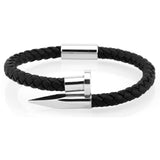 Silver Nail Bangle - Wrist Avenue