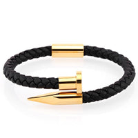 Gold Nail Bangle - Wrist Avenue